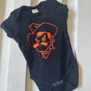 Oklahoma State Onesie and Hat